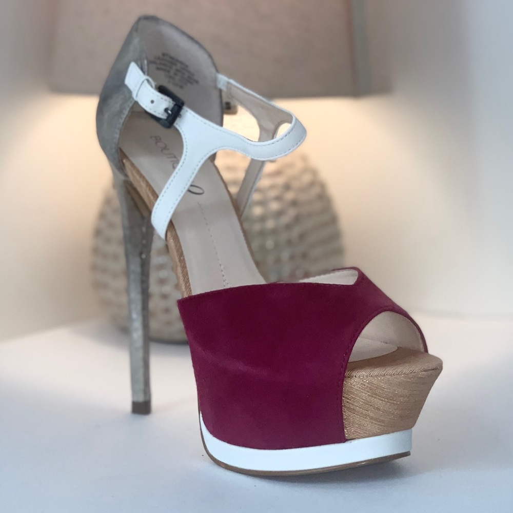 Tri-Colored Boutique 9 Platform Stilettos